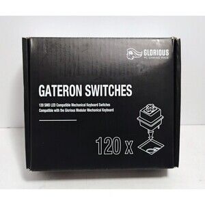 GLORIOUS PC GAMING RACE SMD LED COMPATIBLE KEYBOARD GATERON SWITCHES CLEAR